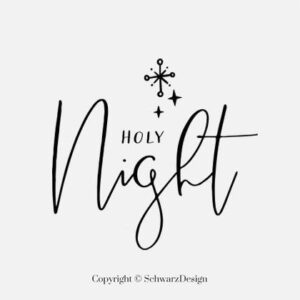 Kissenbezug “holy night” 40×40