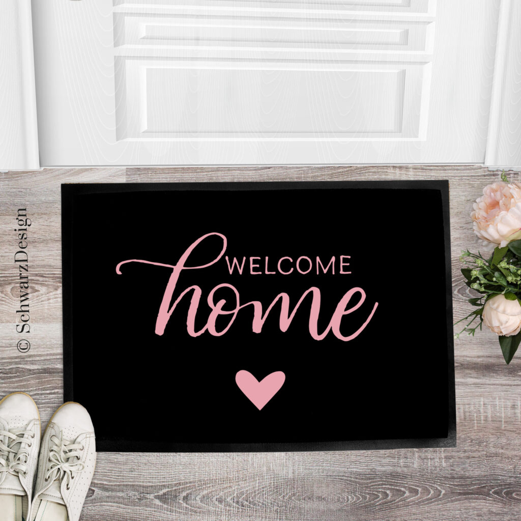 Fussmatte “welcome home”
