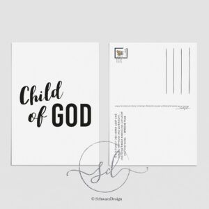 Postkarte Child of God