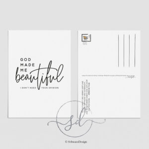 Postkarte «beautiful»