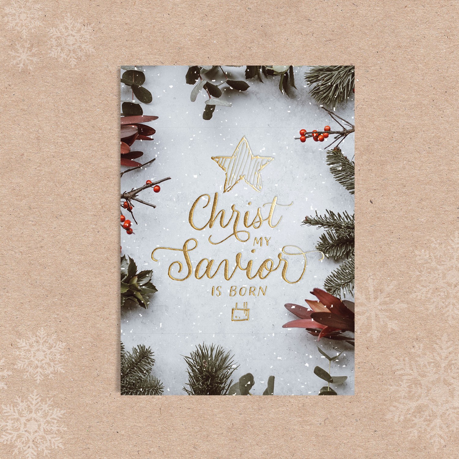 Postkarte «Weihnachten-Savior»