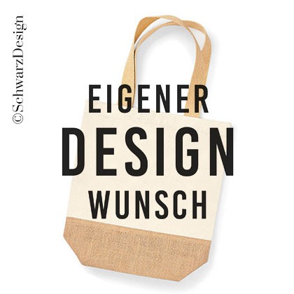 Jute-Shopper Eigener Designwunsch